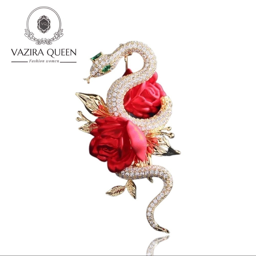 VQ Snake Brooch